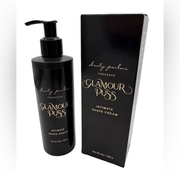 Booty Parlor Shave Cream Glamour Puss Intimate 8oz NEW - Picture 3 of 3